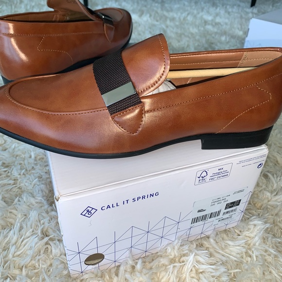 Other - Mens leather dress shoes 10.5 brown